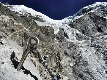 1° via Ferrata d'Himalaya realizzata dal Team EXPLORA Nunaat International
