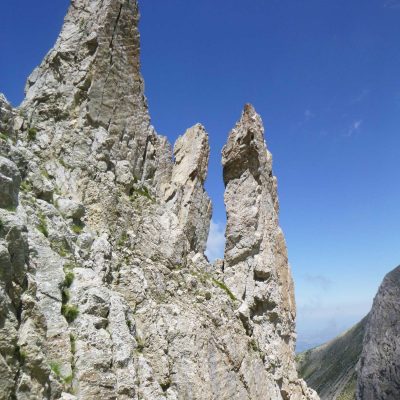 Percorso Bonatti Le Torri Nascoste del Monte Corvo - Parco del Gran Sasso e Monti della Laga - Abruzzo